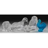 Kollektion Glasfiguren von Lalique und Baccarat