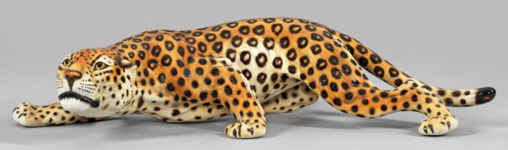Tierfigur "Schleichender Leopard" von Giovanni Ronzan