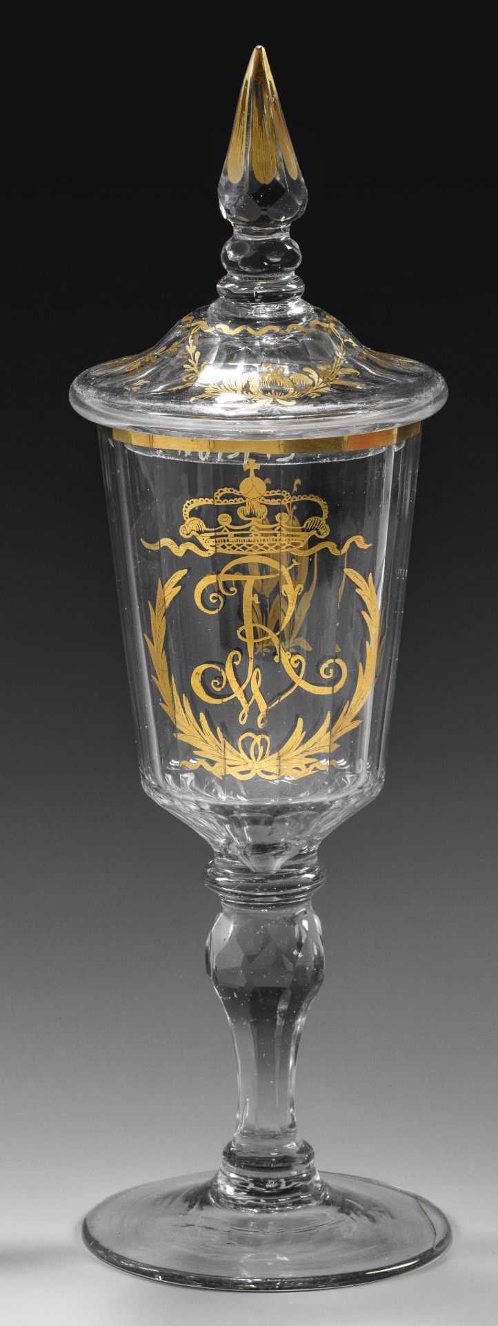 Deckelpokal mit Monogramm König Friedrich Wilhelm II.