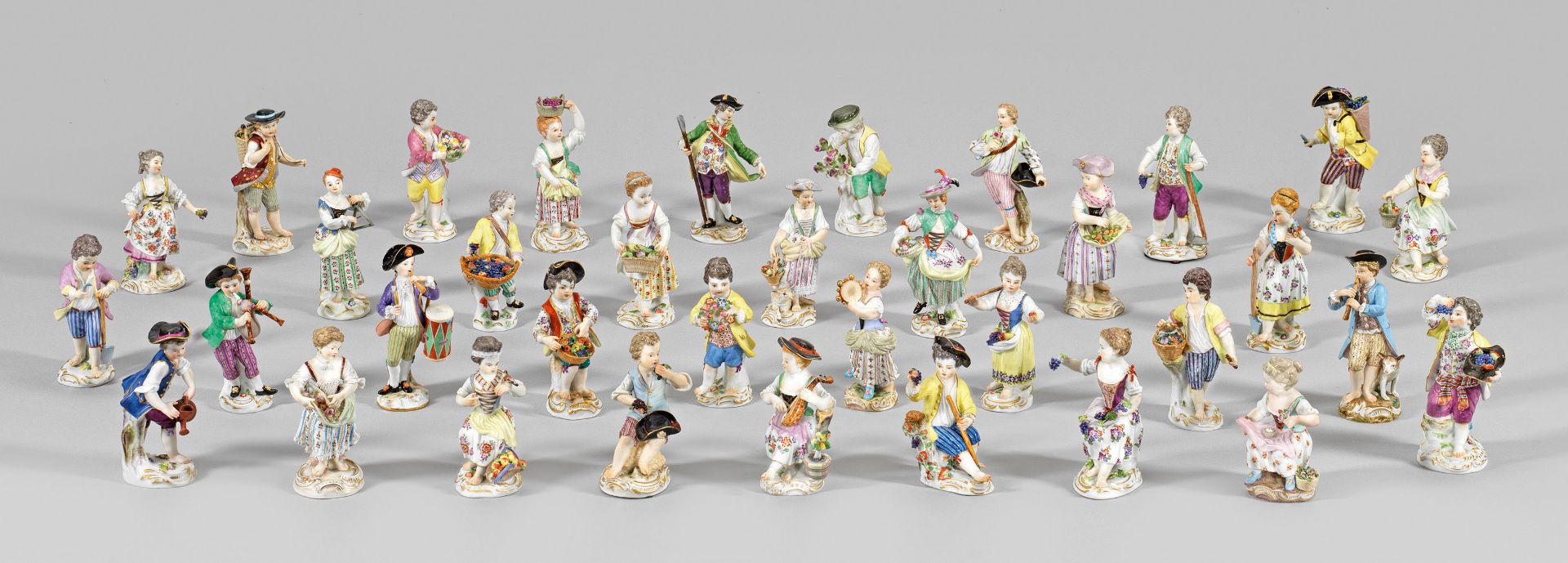 Sammlung von 70 Meissen Gärtnerfiguren - Image 2 of 2