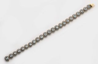 Belle Epoque Aquamarin-Diamant-Armband