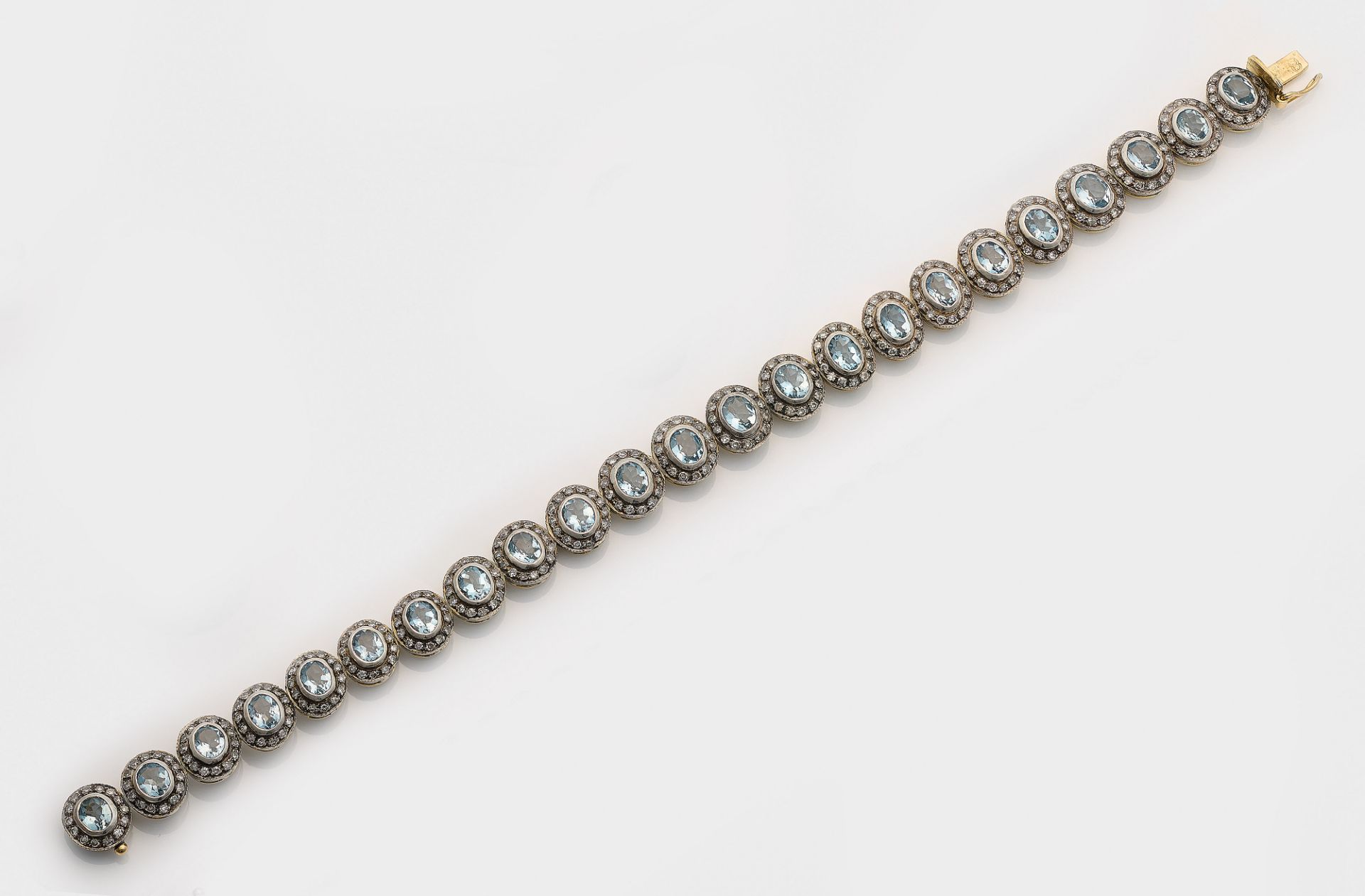 Belle Epoque Aquamarin-Diamant-Armband