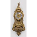 Große Louis XV-Boulle Pendule mit Konsole