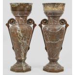 Paar große Art Déco-Vasen als Cachepots