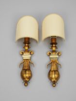 Paar dekorative Wandlampen