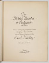 Eduard Leisching: "Die Bildnis-Miniatur in Oesterreich