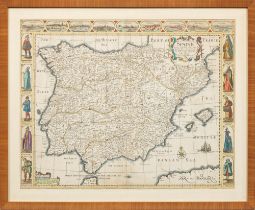 Karte der iberischen Halbinsel