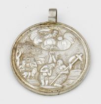 Seltene Taufmedaille