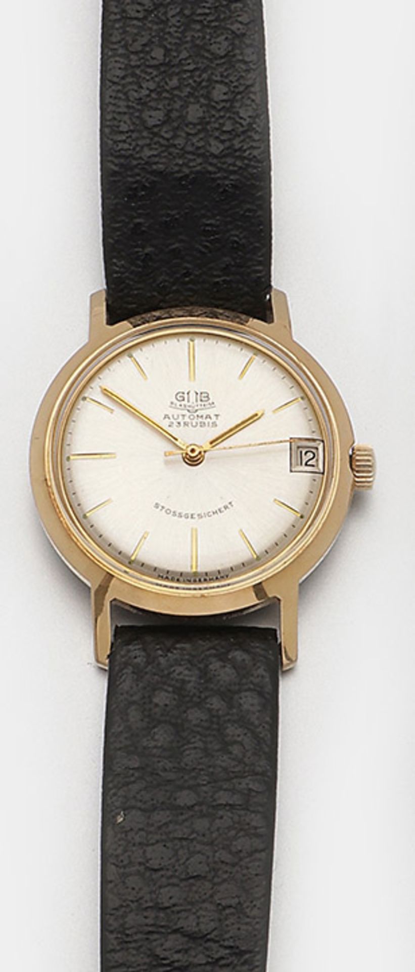Herren-Armbanduhr von Glashütte-"GUB", aus den 60er Jahren