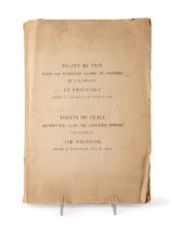TREATY OF VERSAILLES, FRENCH PRINTING W/ MAPS 1919