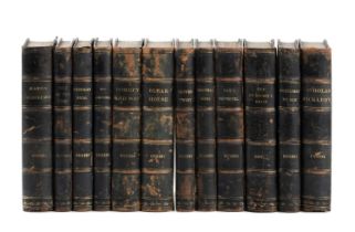12VOL CHARLES DICKENS LEATHER BOUND SET