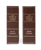 2PCS C. DICKENS, HOUSEHOLD EDITIONS WITH CASES