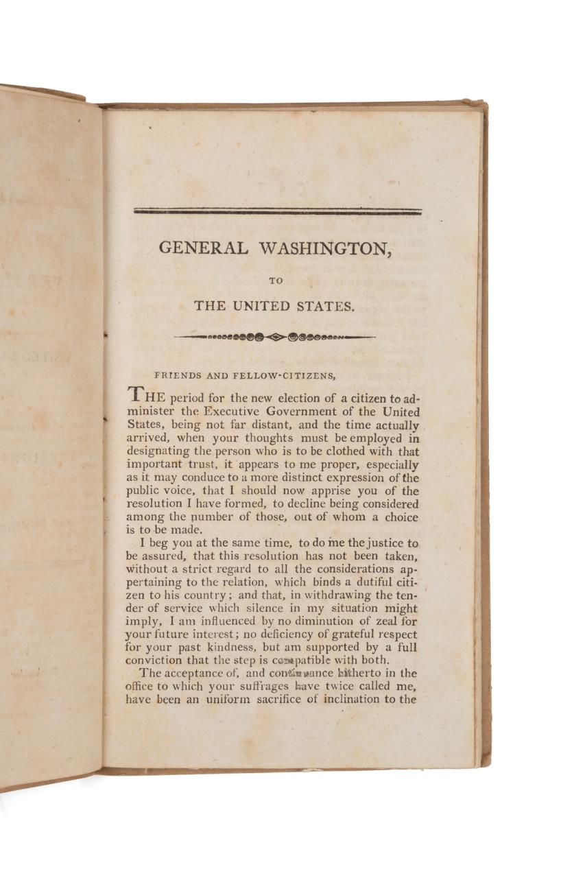 GEORGE WASHINGTON FAREWELL ADDRESS, 1796 - Image 5 of 5