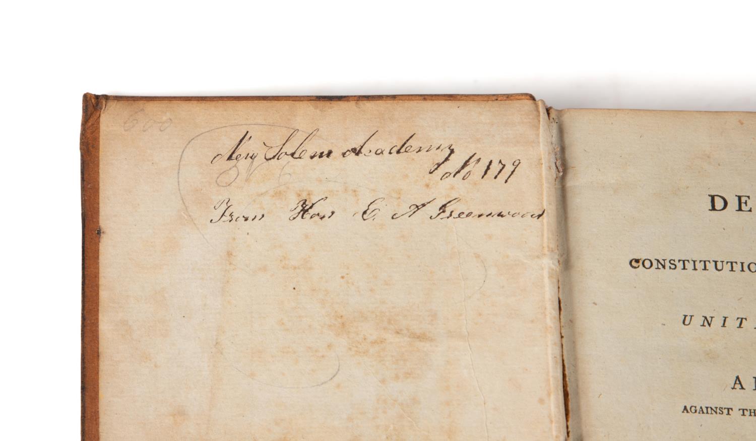 3VOL JOHN ADAMS, DEFENSE OF THE CONSTITUTION 1797 - Image 8 of 8