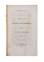 GEORGIA HISTORY, GEORGIA UNDER OGLETHORPE, 1835