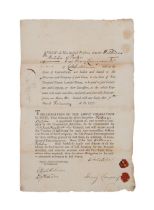 REVOLUTIONARY WAR, HENRY CHAMPION SIGNED DOCUMENT