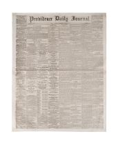 GETTYSBURG ADDRESS, PROVIDENCE JOURNAL, 1863