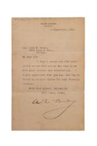 WILLIAM MCKINLEY SIGNED LETTER TO FRIEND, 1896