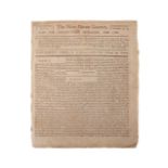 CONSTITUITION, NEWSPAPER ACCT OF RATIFICATION 1788