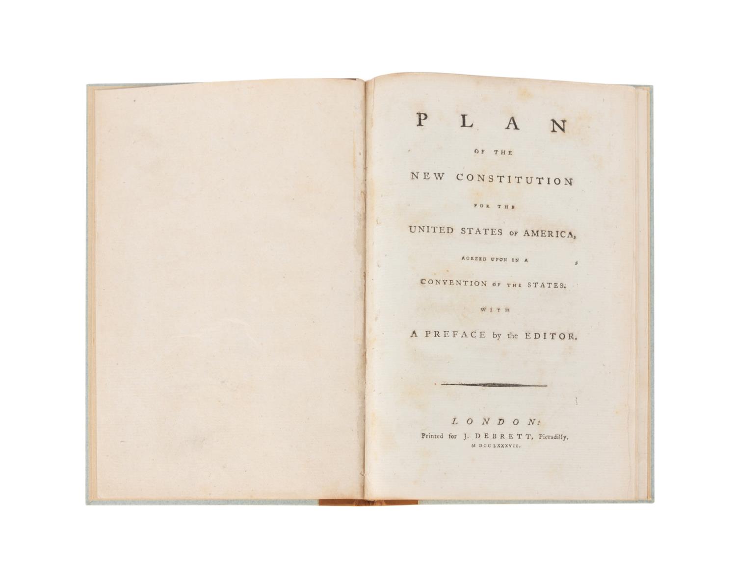 US CONSTITUTION, FIRST SEPARATE EDITION, 1787 - Image 4 of 4