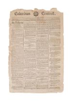 BILL OF RIGHTS, COLUMBIAN CENTINEL NEWSPAPER, 1792