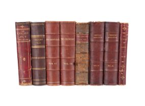 8VOL CENTURY MAGAZINE BOUND VOLUMES, PRINTED 1880S