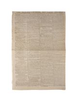 SEIGE OF SAVANNAH, MORNING CHRONICLE, 1779