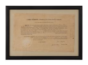 JAMES MADISON AND JAMES MONROE SIGNED DOCUMENT