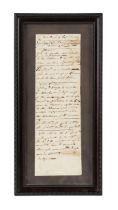 REVOLUTIONARY WAR, HANDWRITTEN BATTLEFIELD ORDERS