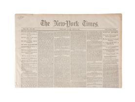 CIVIL WAR AND AFTERMATH, NEW YORK TIMES, 1865