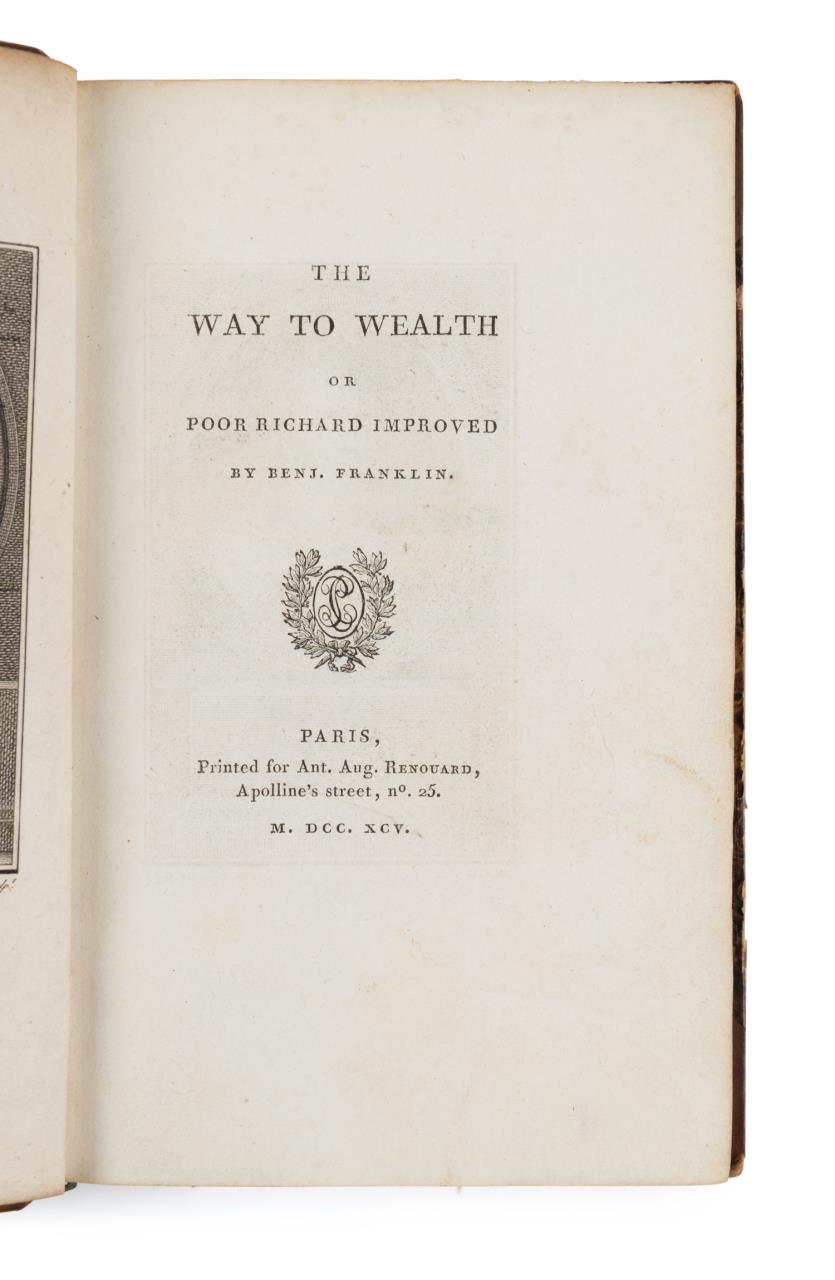 BENJAMIN FRANKLIN, THE WAY TO WEALTH 1795 - Image 5 of 8