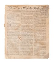 US CONSTITUTION, THE NEW YORK WEEKLY MUSEUM, 1790