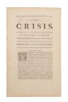 THE CRISIS, WEEKLY LONDON PAMPHLET, 1776