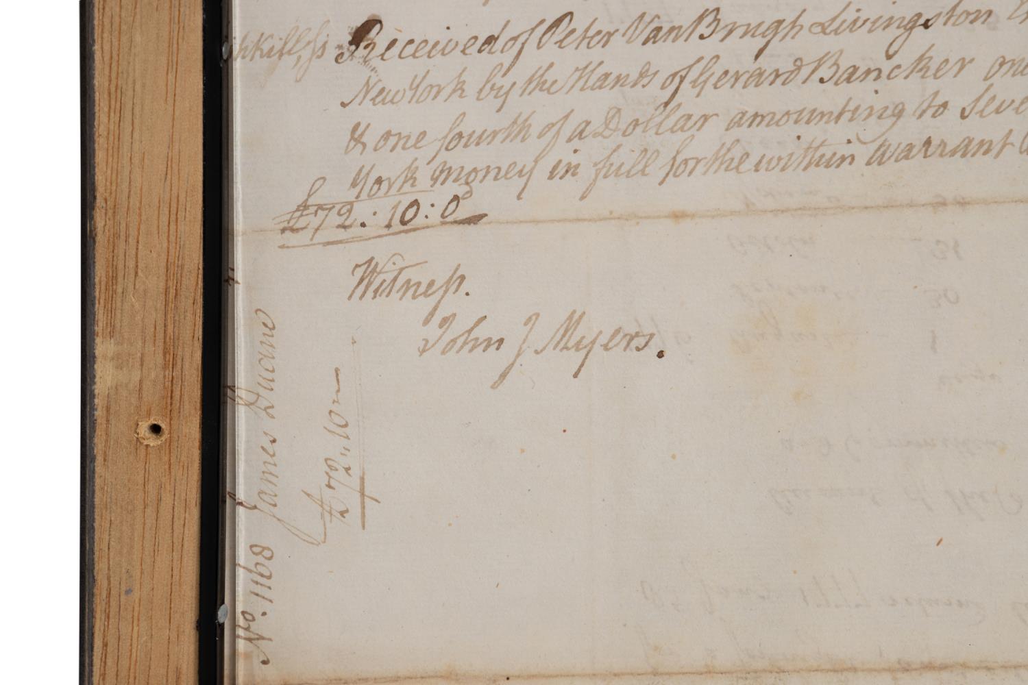 JAMES DUANE, SIGNED REVOLUTIONARY WAR DOCUMENT - Image 6 of 6