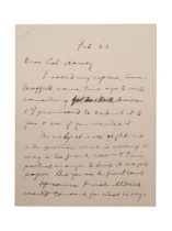 MARK TWAIN SIGNED LETTER TO COLONEL GEORGE HARVEY