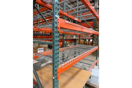 1 Section Pallet Rack 36" Deep x 8' Beams x 10' High - Image 3 of 3