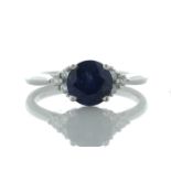 18ct White Gold Sapphire And Diamond Ring (S1.83) 0.19 Carats - Valued By GIE £14,995.00 - A