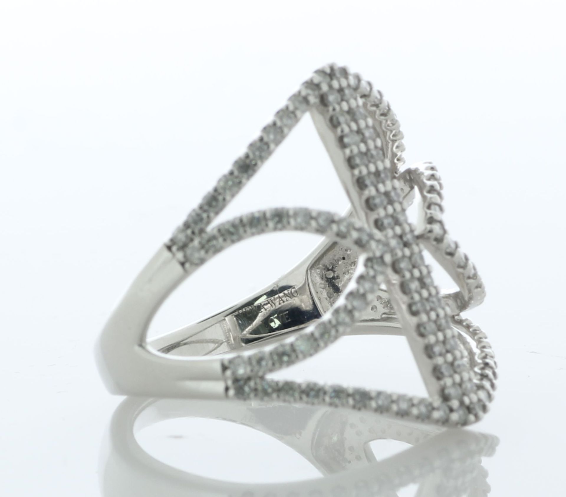 14ct White Gold Vera Wang Love Collection Diamond Ring 1.00 Carats - Valued By AGI £4,995.00 - - Image 5 of 6
