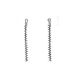 18ct White Gold Gucci Diamond Drop Earrings Pierced or Clip On 0.06 Carats - Valued By AGI £5,745.00