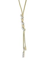 18ct Yellow Gold Diamond Necklace And Earrings Set 0.50 Carats - Valued By AGI £7,500.00 - A