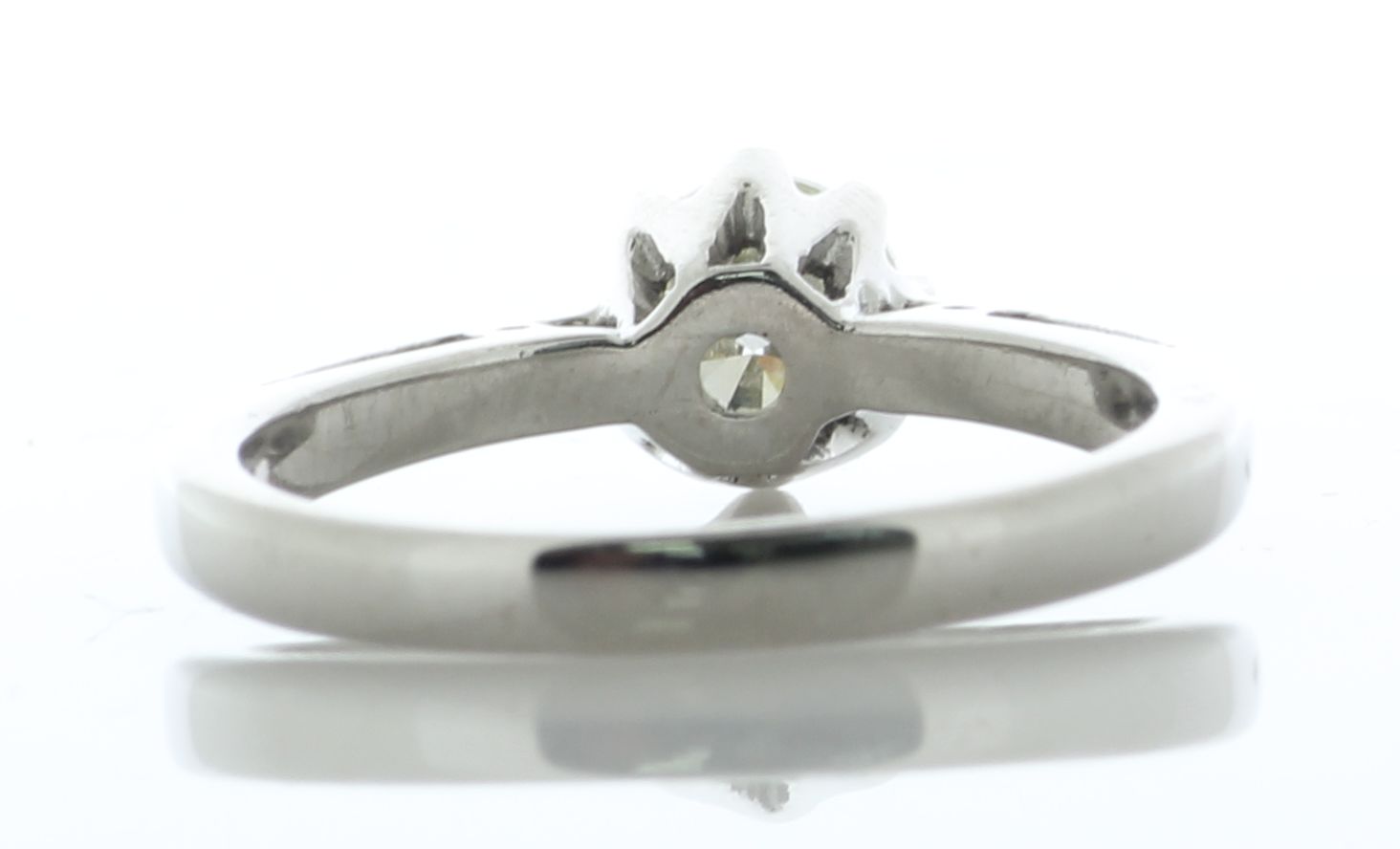 18ct White Gold Solitaire Diamond Ring 0.80 Carats - Valued By AGI £4,820.00 - One natural round - Image 4 of 6