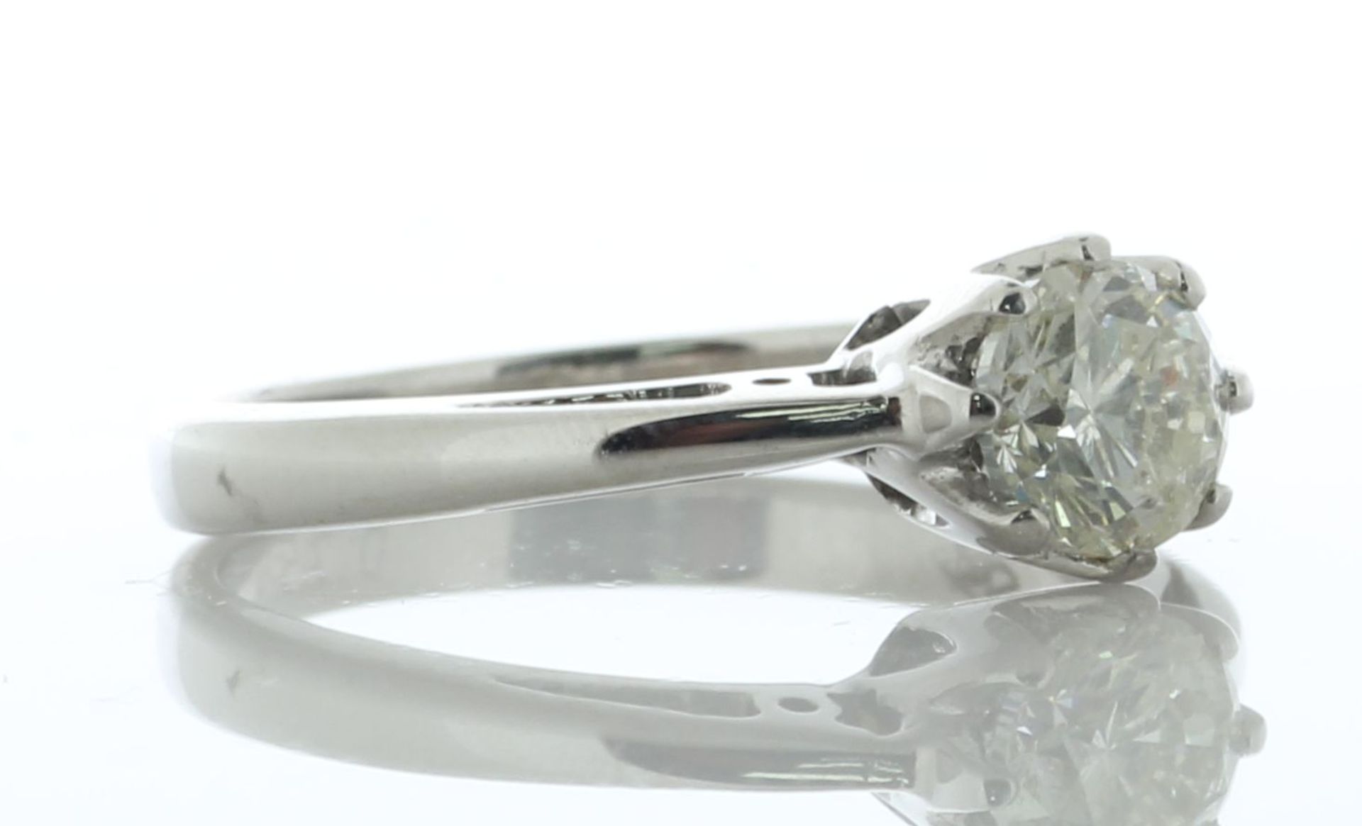 18ct White Gold Solitaire Diamond Ring 0.80 Carats - Valued By AGI £4,820.00 - One natural round - Image 2 of 6