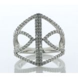 14ct White Gold Vera Wang Love Collection Diamond Ring 1.00 Carats - Valued By AGI £4,995.00 -