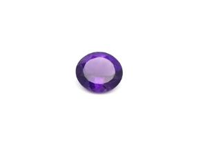 Loose Oval Amethyst 6.79 Carats - Valued By AGI £1,697.50 - Colour-Purple, Clarity-VS, Certificate