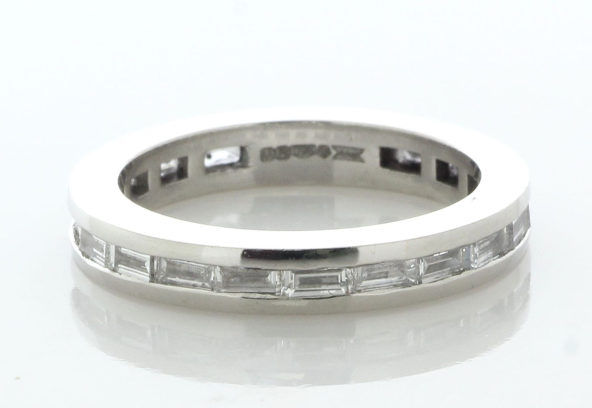 Platinum Full Eternity Channel Set Diamond Ring 0.60 Carats