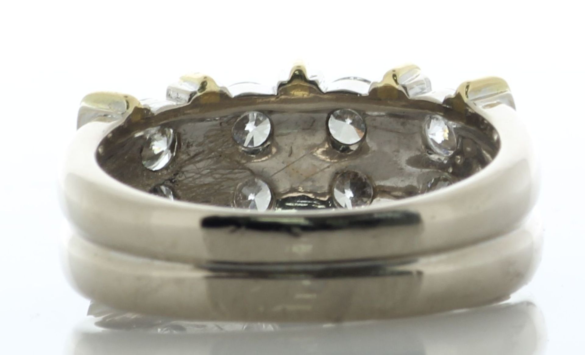 18ct White Gold Semi Eternity Style Diamond Ring 1.25 Carats - Image 3 of 5
