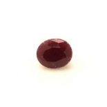 Loose Oval Ruby 5.32 Carats