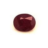 Loose Oval Ruby 14.56 Carats