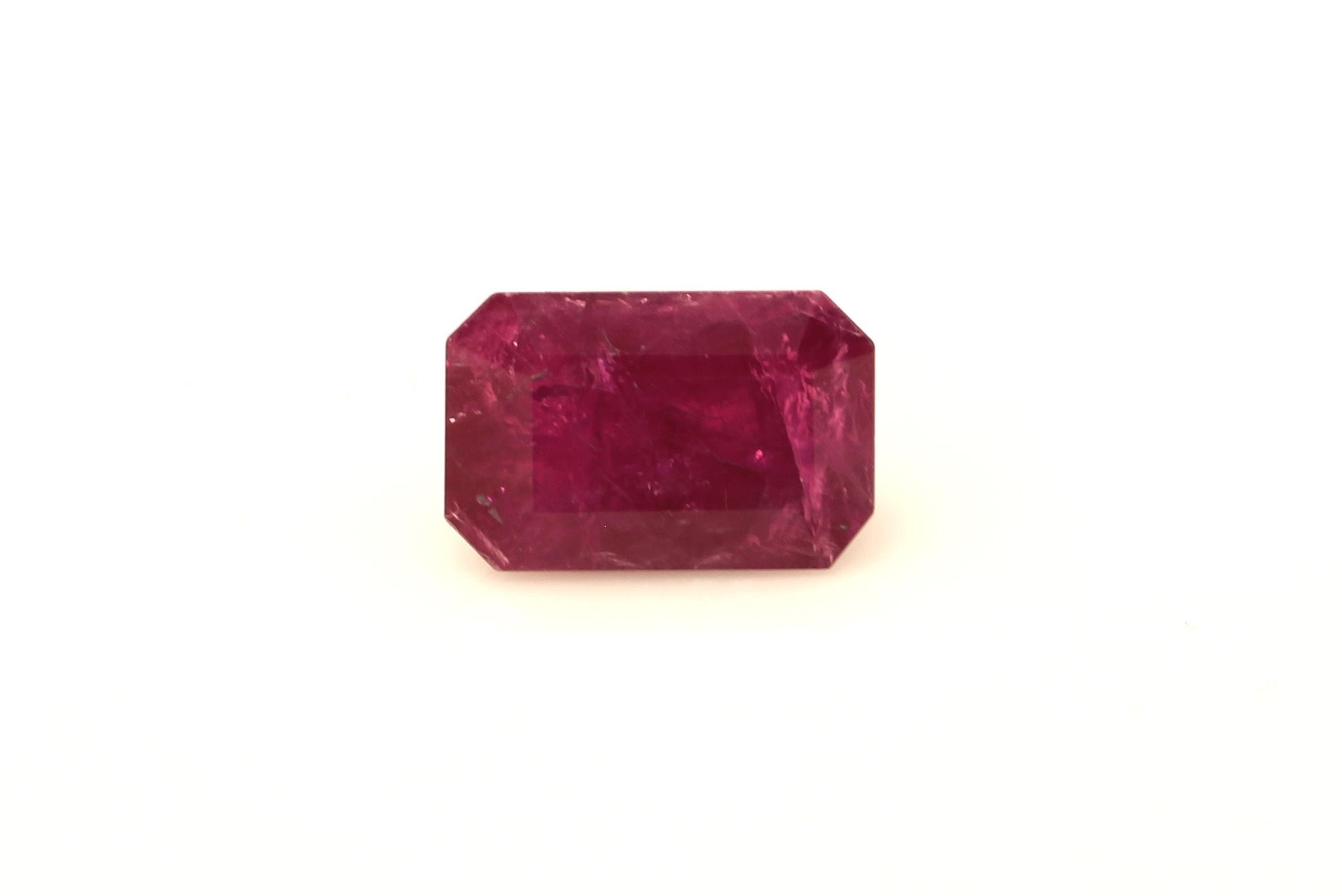 Loose Emerald Cut Ruby 9.57 Carats