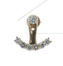 18ct Rose Gold Anita Ko Diamond Anchor Single Earring 0.15 Carats